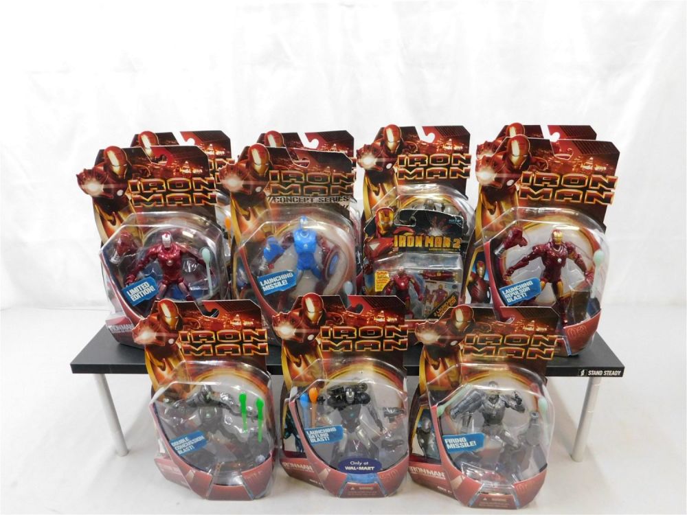 Lot 240: Lot of 11 Hasbro Iron Man Action Figures