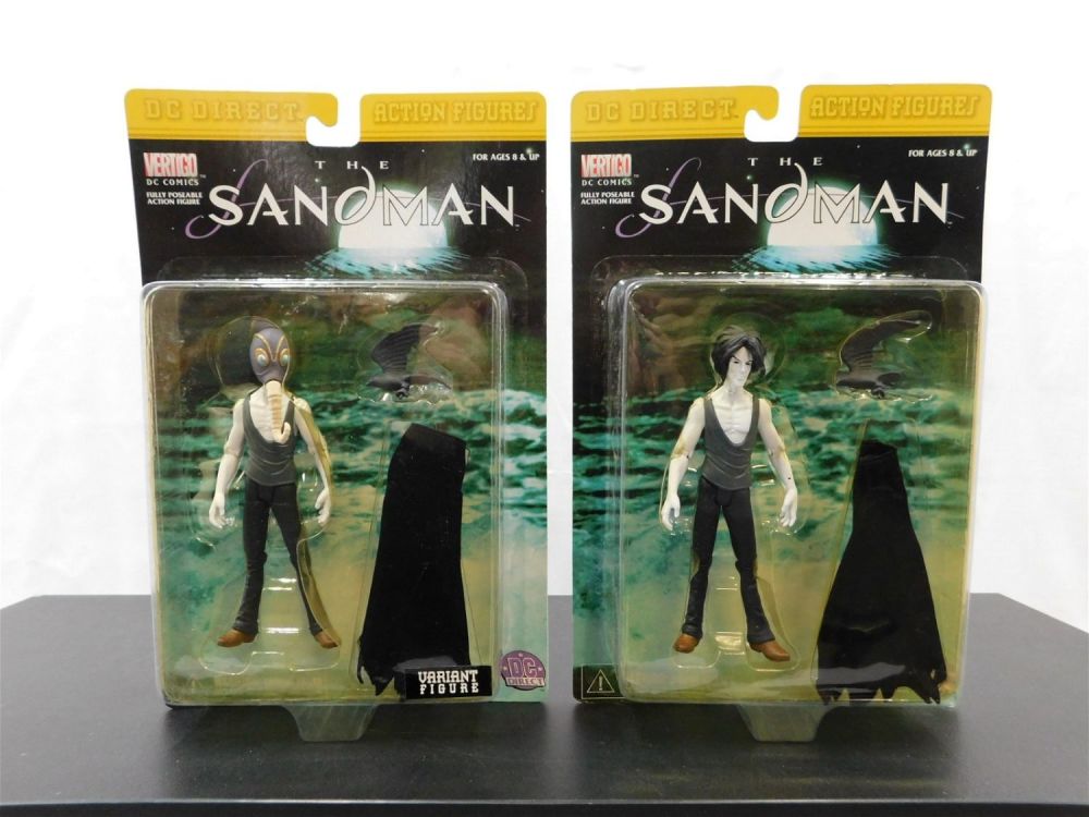 Lot 249: Lot of 2 DC Direct The Sandman Action Figures