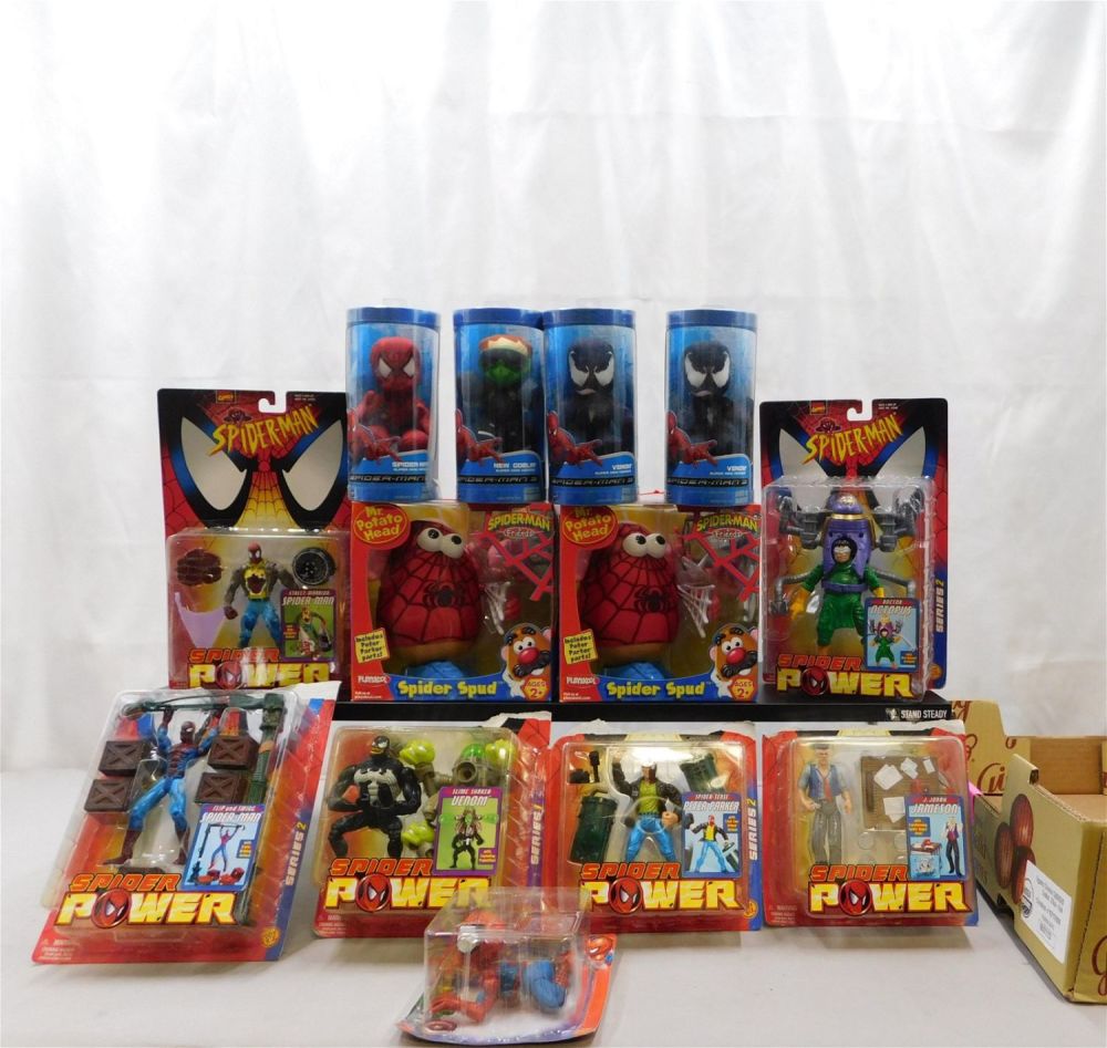 Lot 268: Lot of Spider-Man Action Figures and Toys