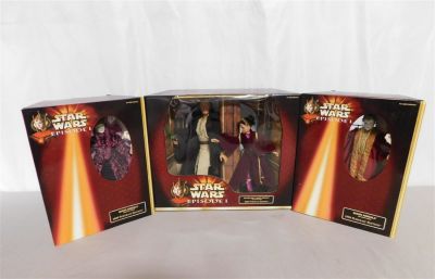 Star Wars Qui-Gon Jinn & Queen Amidala "Defense Of Naboo" 2000 Portrait Edition – Vintage Collectible