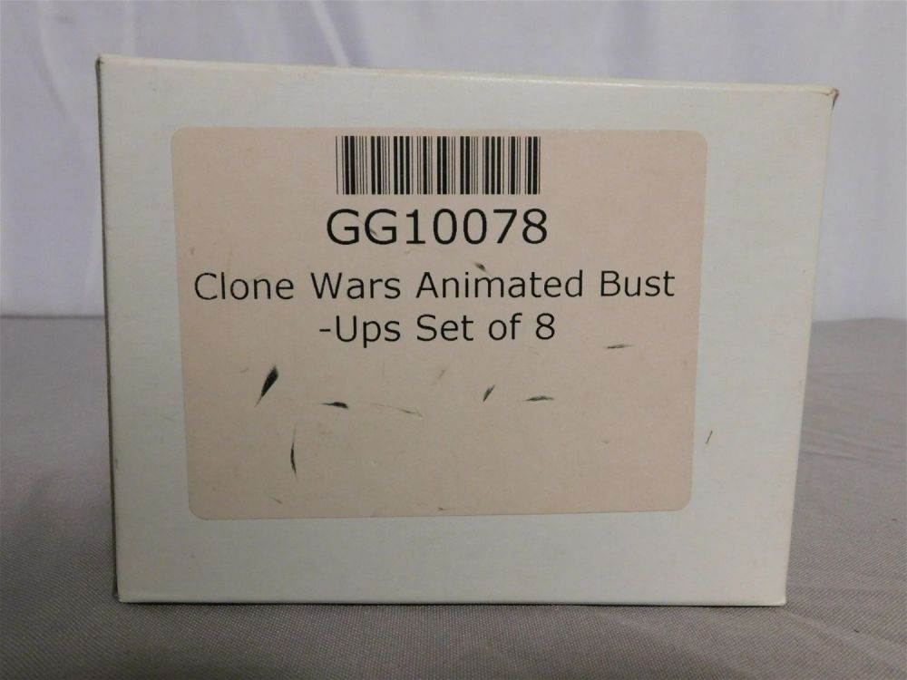 Lot 167: Gentle Giant Clone Wars Animated Bust-Ups Set of 8