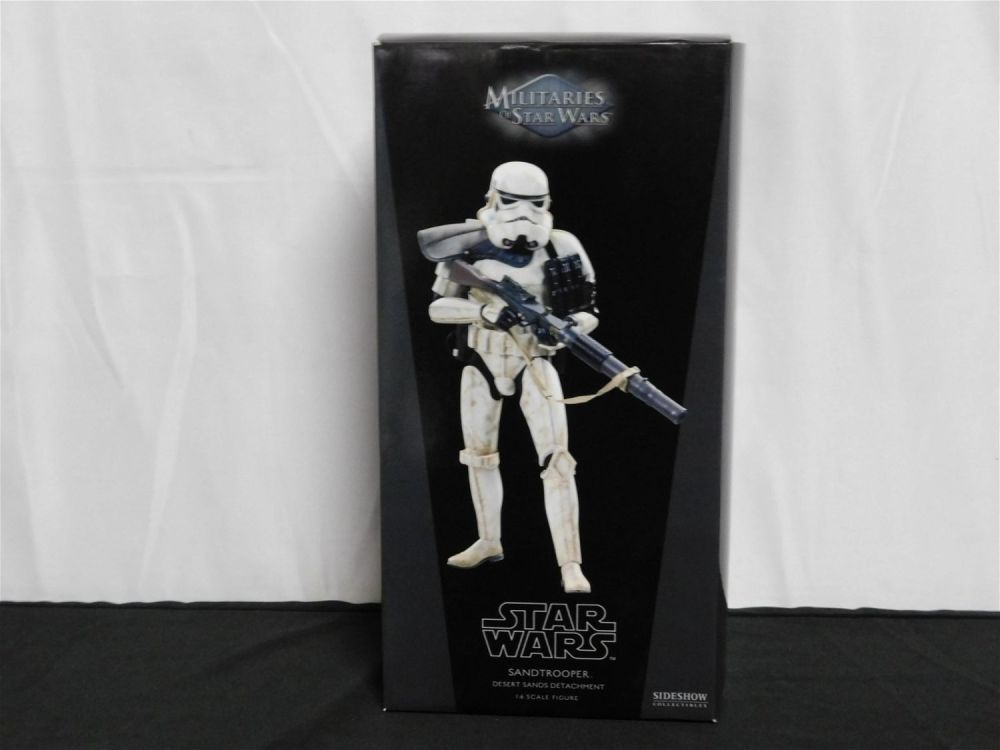 Lot 201: Sideshow/Hot Toys Star Wars Sandtrooper Figure