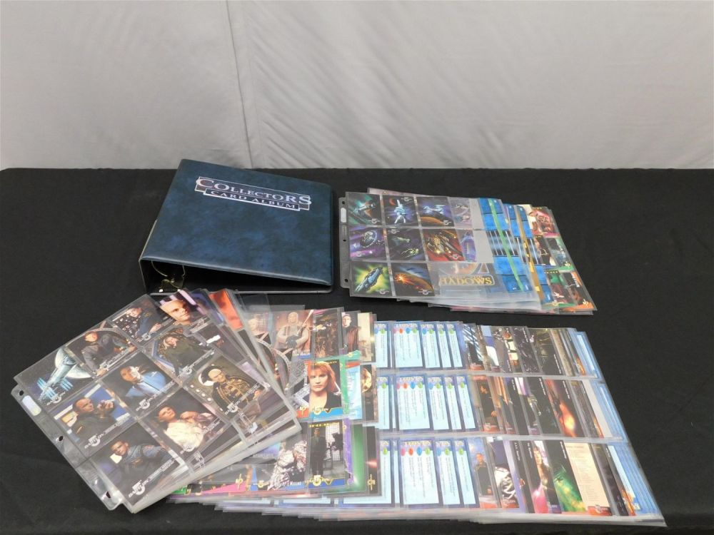 Lot 208: Binder of Babylon 5 Trading Cards