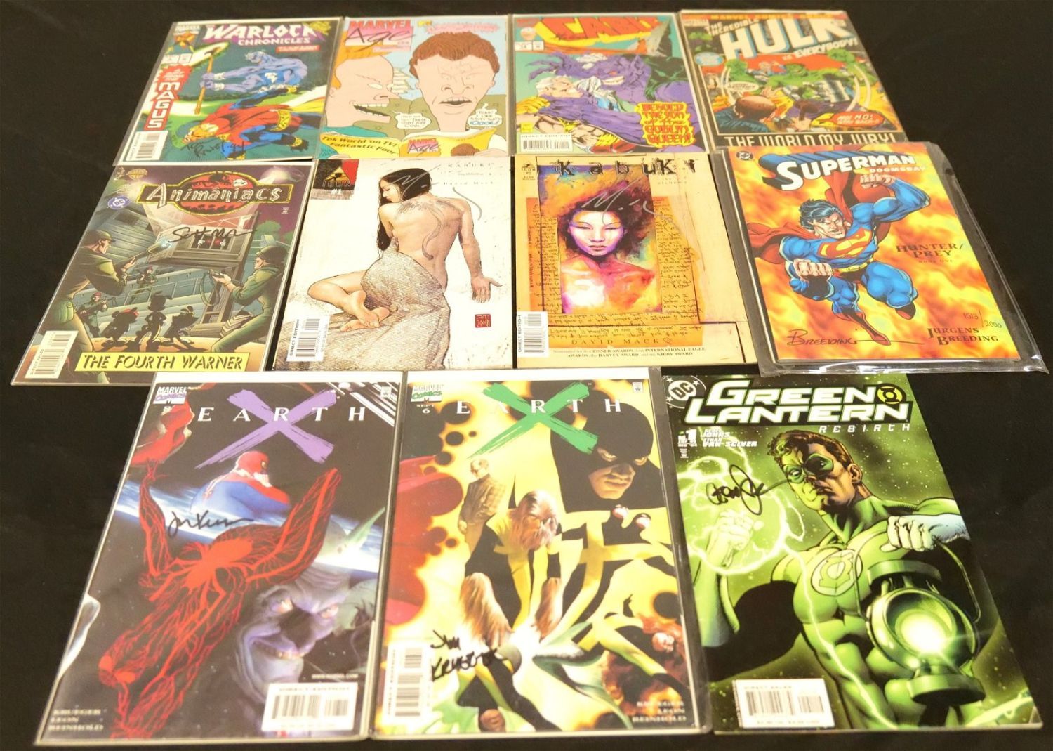Lot 79 - Lot of 10 Signed Comic Books - Bodnar's Auction ...