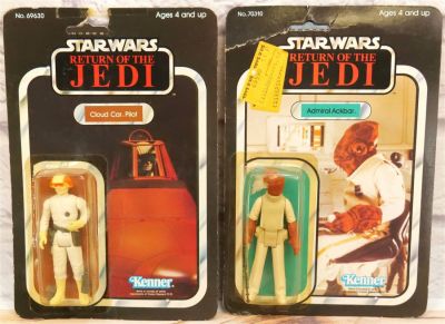 Kenner Rotj Lot 60 - Lot of 2 Kenner ROTJ Return of the Jedi Action Figures ...