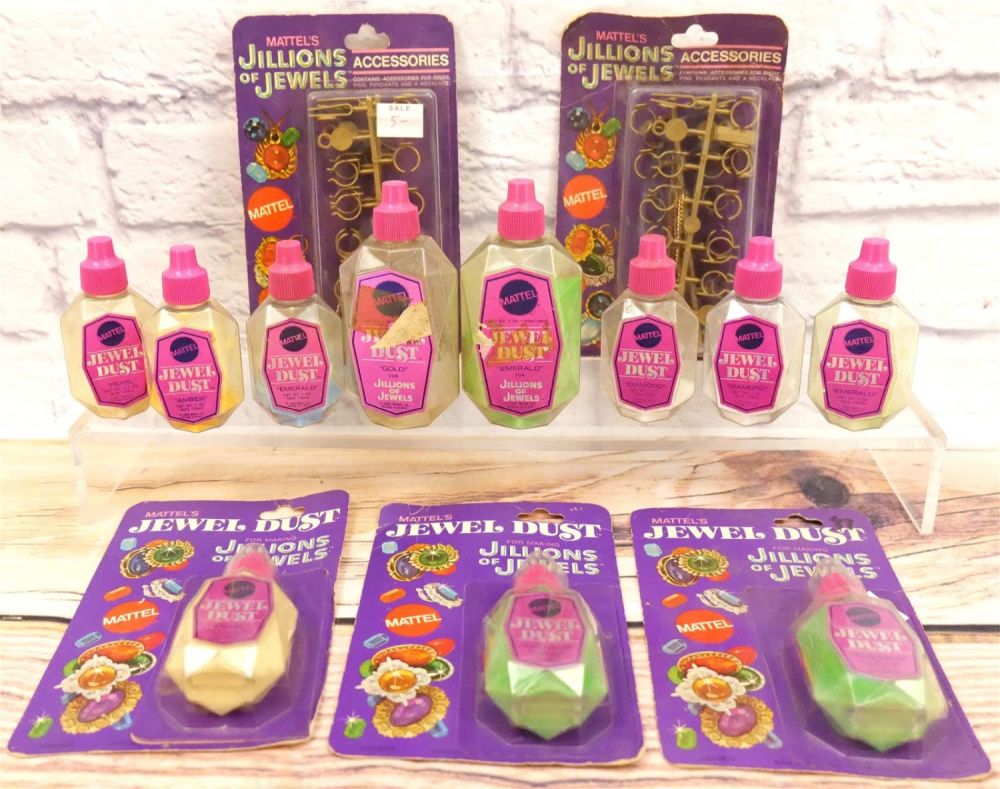 Lot 155: Lot of Vintage Mattel Jillions of Jewels Items