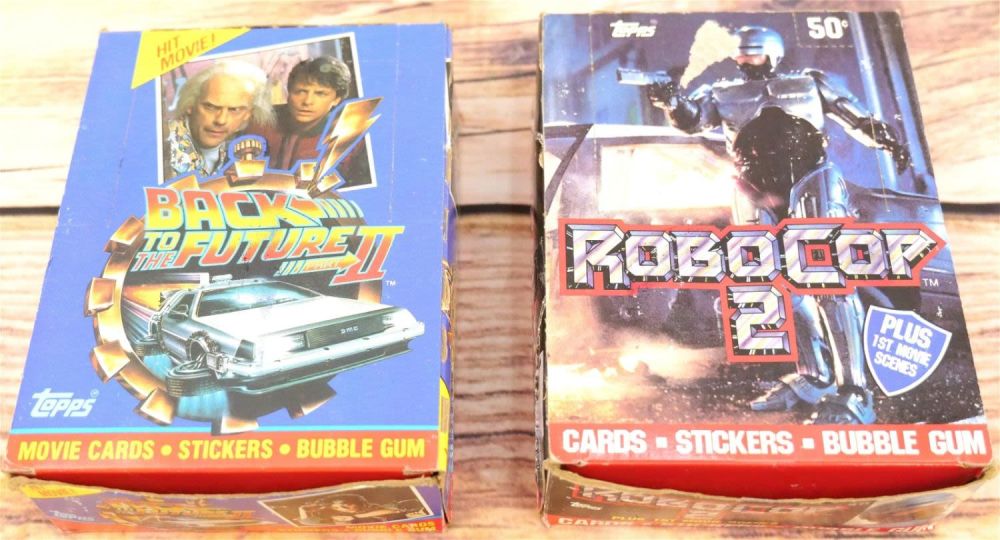 Lot 157: Lot of 2 Topps Cases of Bubblegum Wax Pack Trading Cards