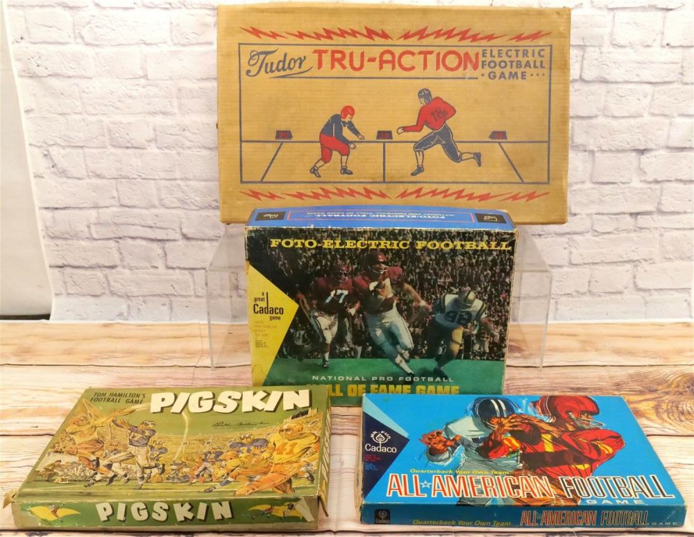 Lot 167: Lot of Vintage Football Board Games