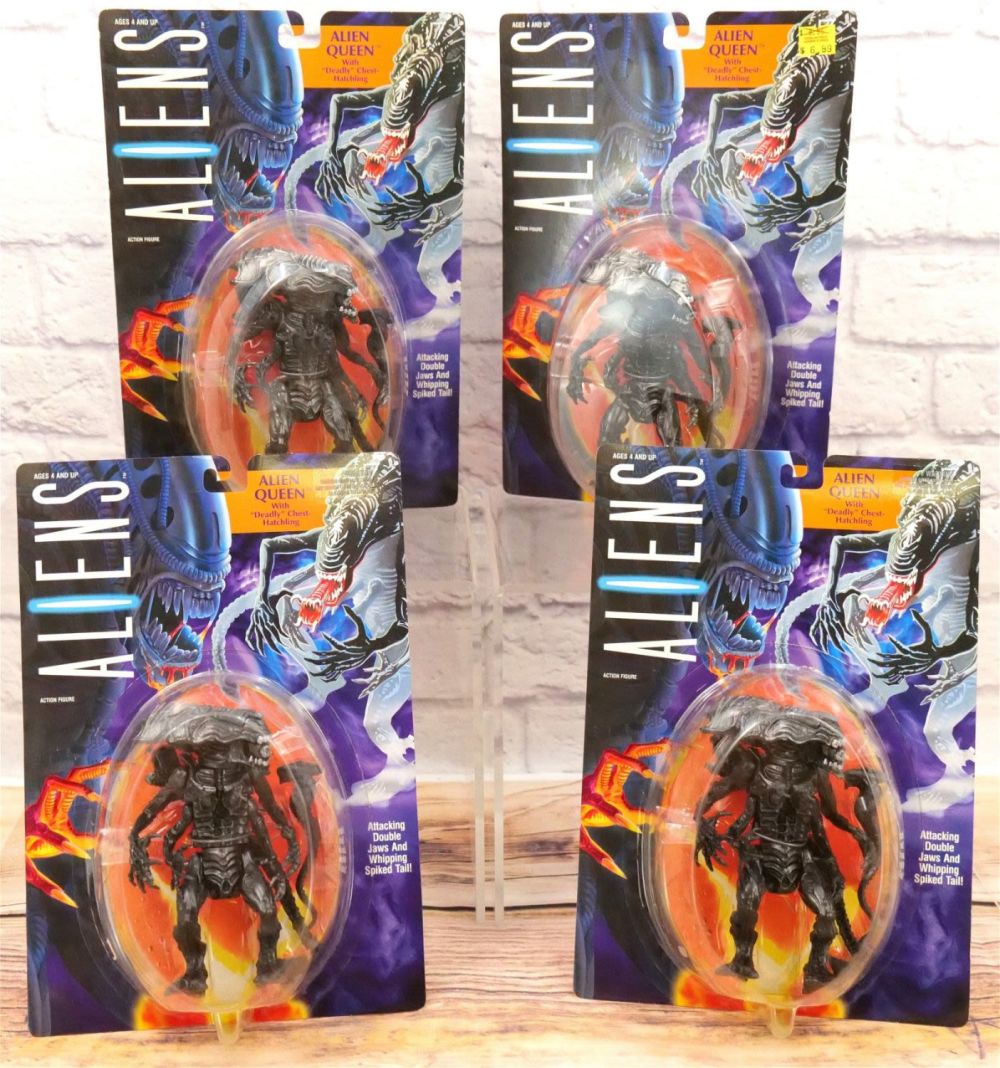 Lot 173: Lot of 4 Kenner Aliens Alien Queen Action Figures