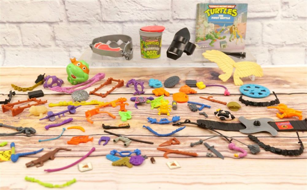 Lot 197: Lot of Teenage Mutant Ninja Turtles Parts and Accessories