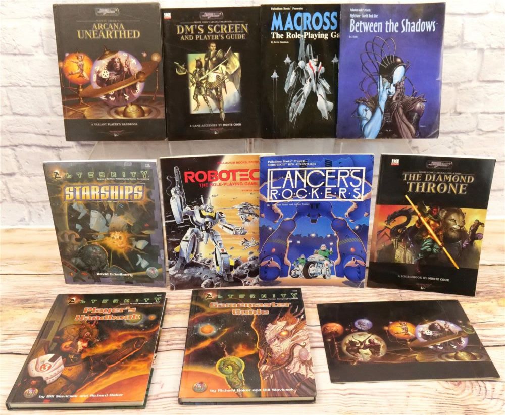 Lot 202: Lot of Mixed RPG Handbooks and Guides
