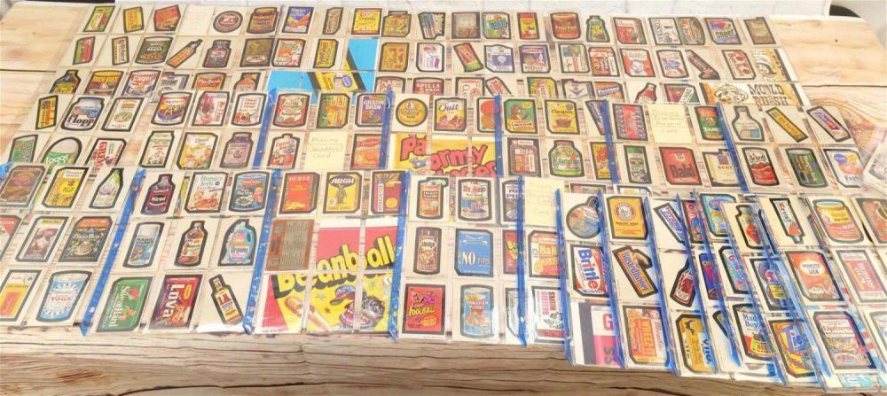 Lot 208: Lot of Topps Wacky Packs Advertising Stickers
