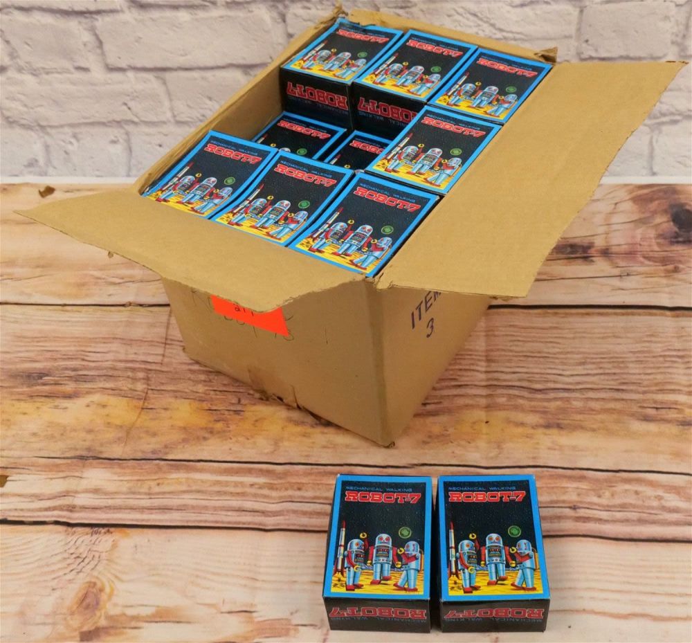 Lot 277: Full Case of Robot 7 Figures