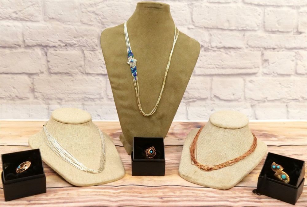 Lot 156: Lot of Chaco Canyon Southwest Jewelry