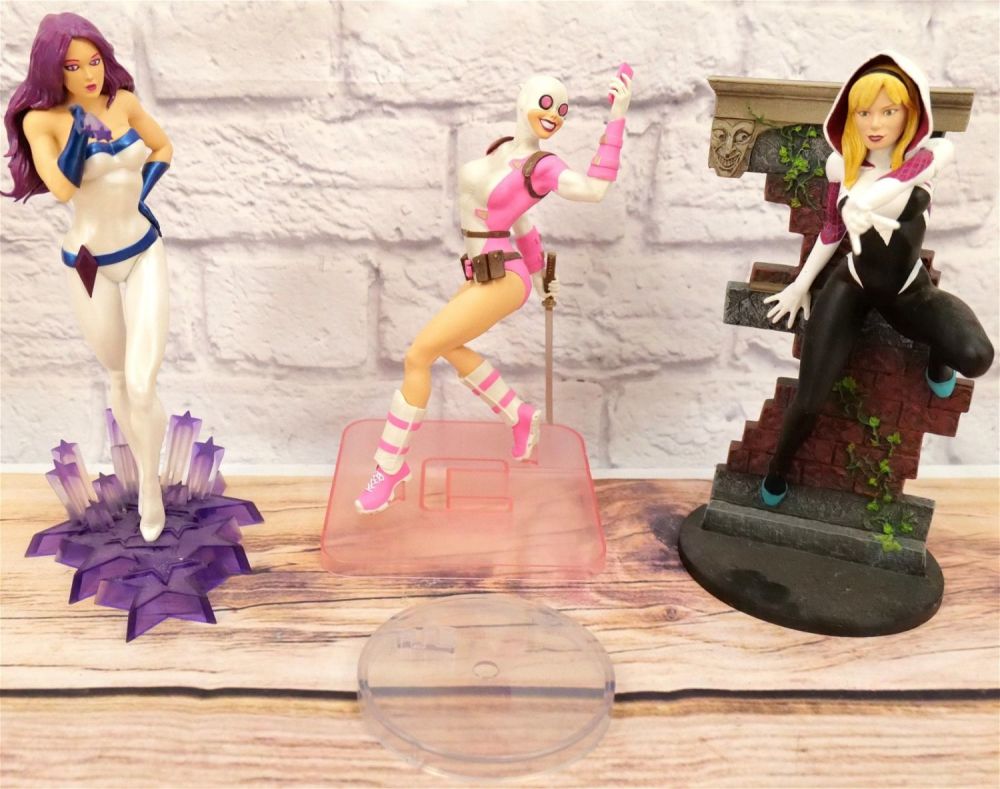 Lot 221: Lot of 3 Marvel Gallery Figures