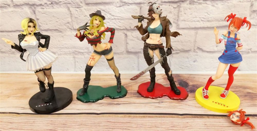 Lot 231: Lot of 4 Horror Themed Kotobukiya Bishoujo Figures