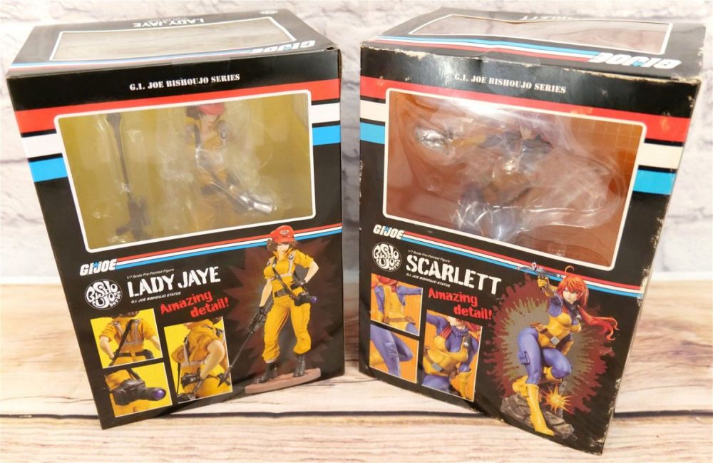 Lot 240: Lot of 2 Kotobukiya Bishoujo GI Joe Figures