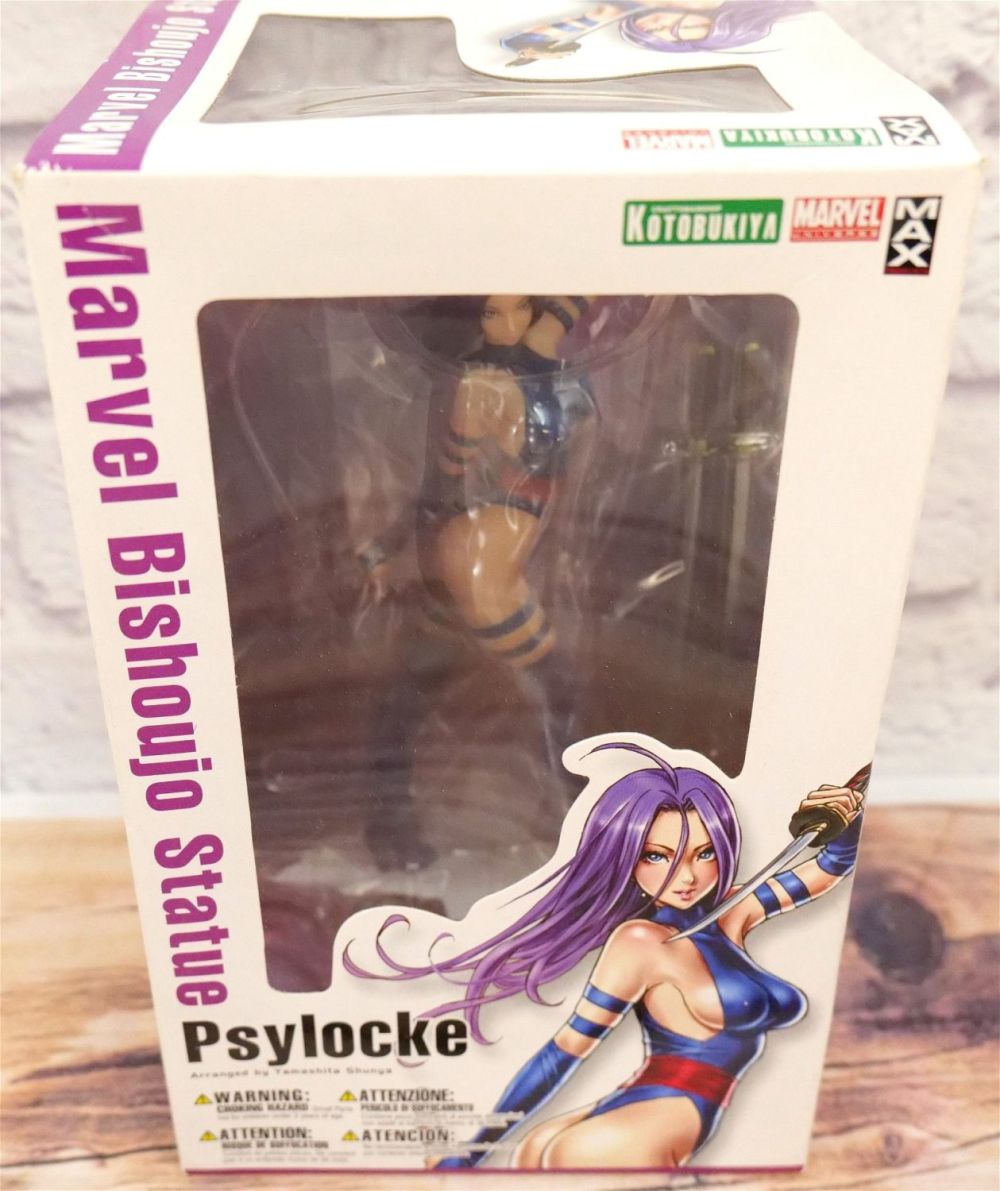 Lot 252: Kotobukiya Bishoujo Psylocke Figure