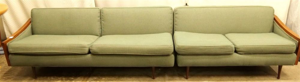 Lot 273: Mid Century Modern Two-Piece Sectional