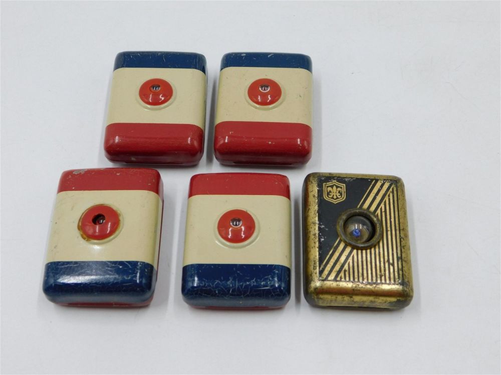 Lot 156: Lot of 5 Allbright Vintage Vest Pocket Lights