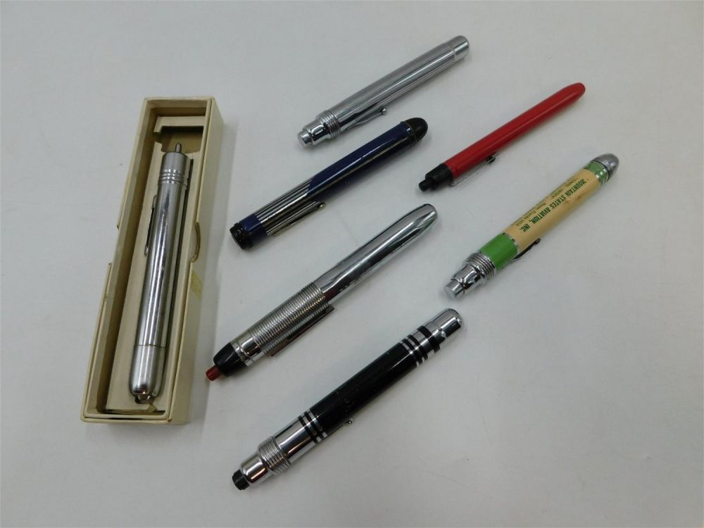 Lot 175: Lot of 7 Vintage Pen Lights