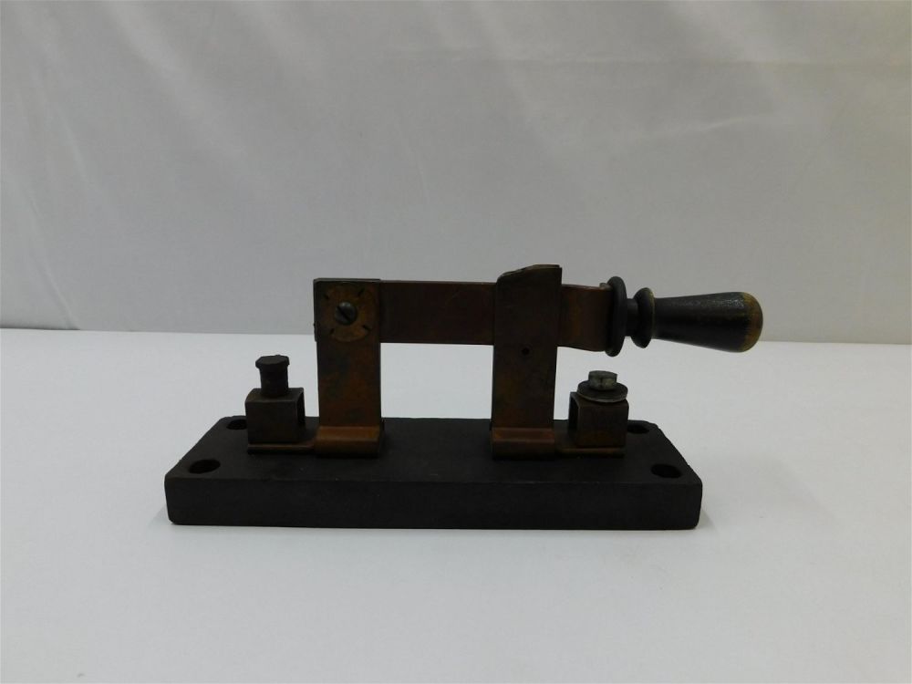 Lot 207: Large Antique Electrical On and Off Light Switch
