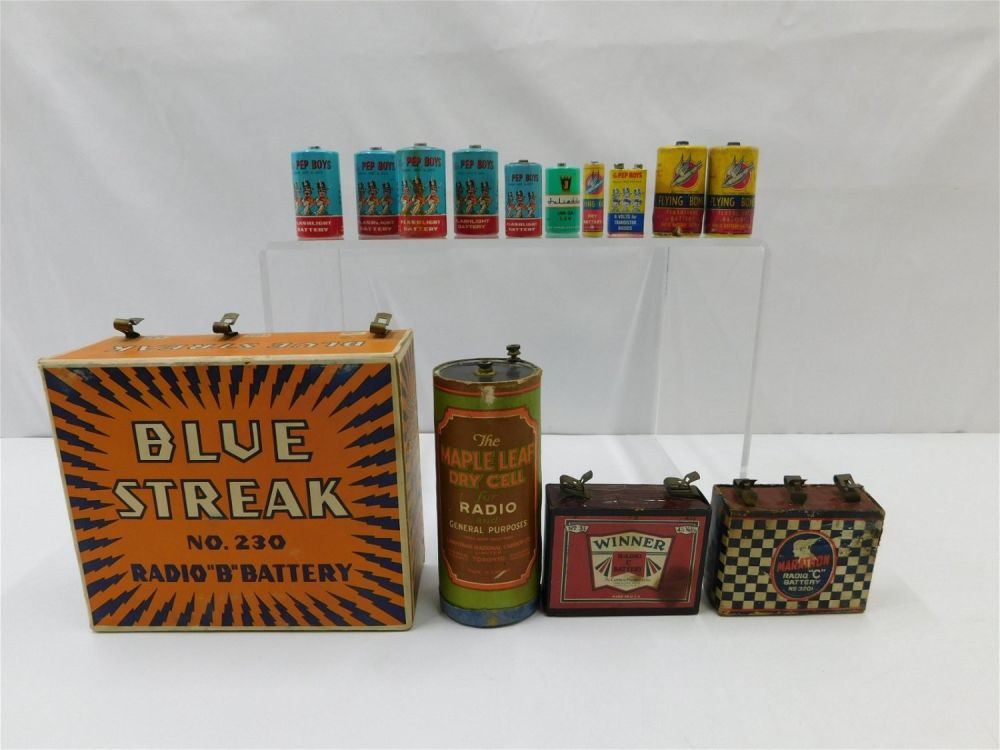 Lot 243: Lot of 14 Vintage Batteries
