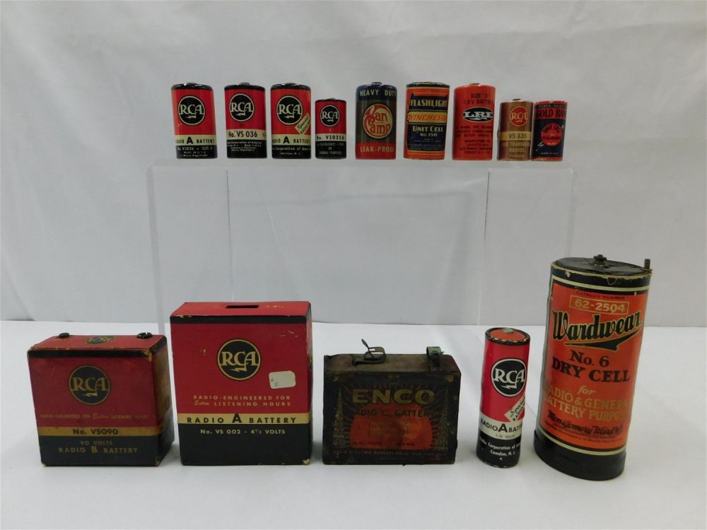 Lot 245: Lot of 14 Vintage Batteries