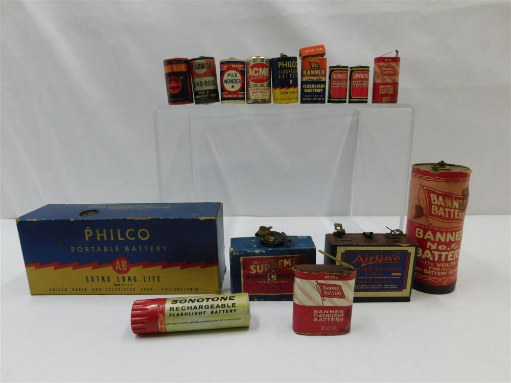 Lot 246: Lot of 15 Vintage Batteries