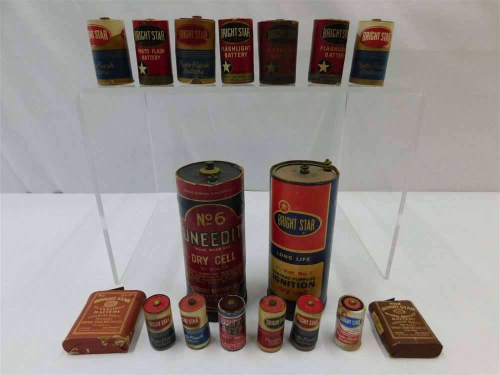 Lot 250: Lot of 17 Vintage Batteries