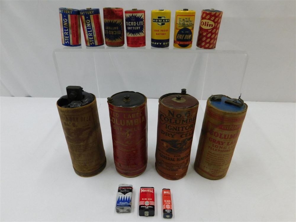 Lot 254: Lot of 14 Vintage Batteries