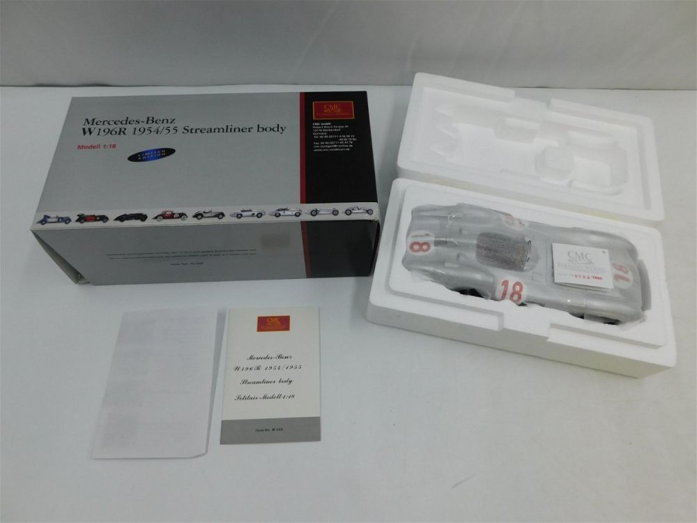 Lot 156: CMC Mercedes Benz W196R Diecast 1:18 Scale