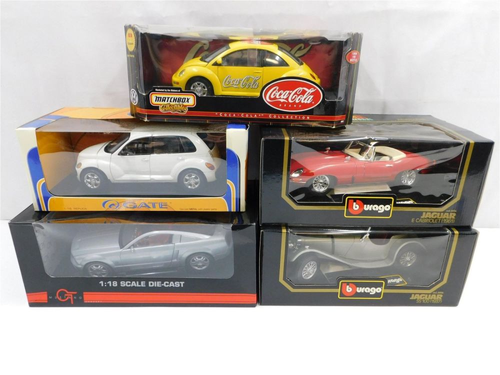 Lot 322: Lot of 5 Diecast Cars - 1:18 Scale