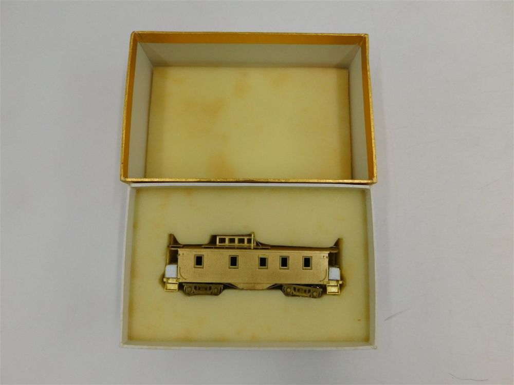 Lot 187: HO Scale Brass Caboose