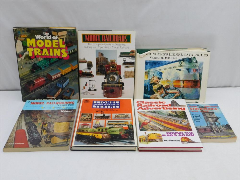 Lot 223: Lot of Books relating to Model Railroads and Lionel Trains
