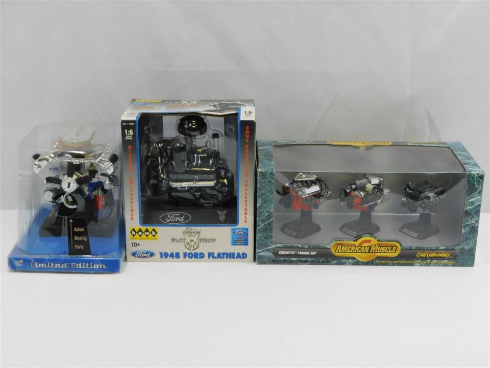 Lot 247: Lot of Racing Engine Replicas