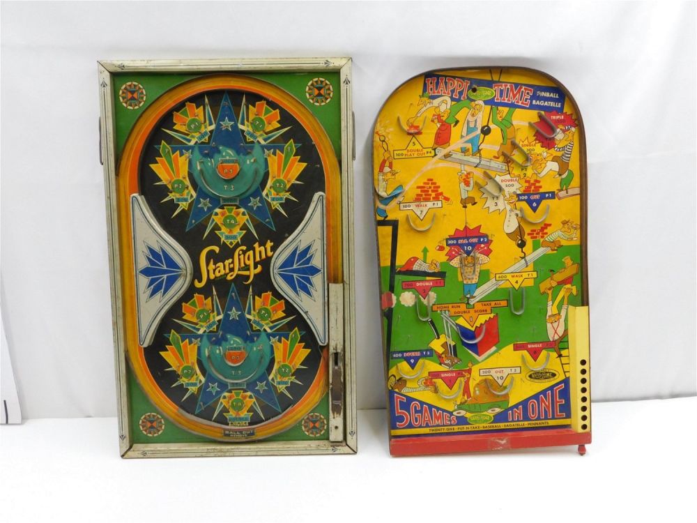 Lot 201: Lot of 2 Vintage Pinball Games