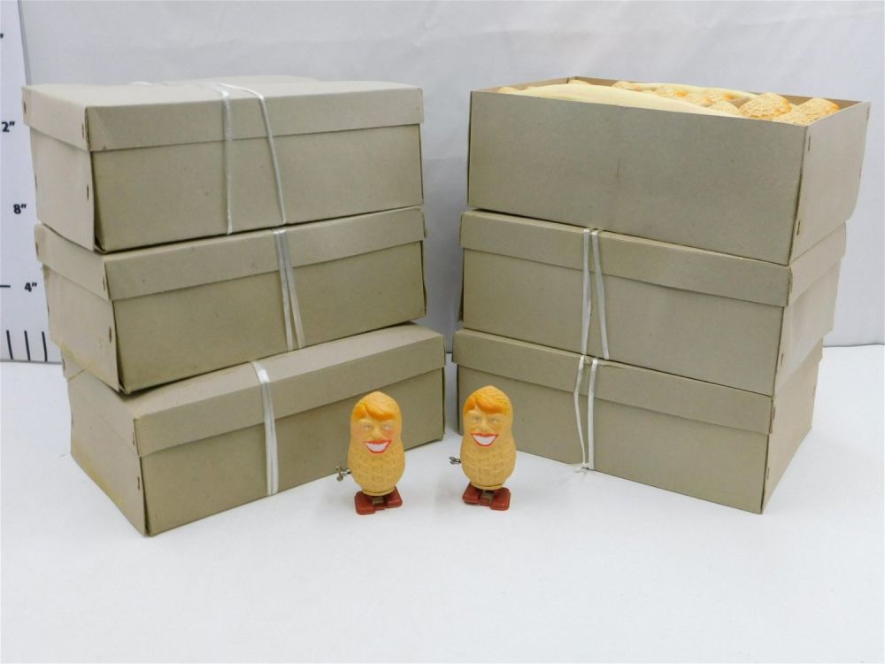 Lot 247: Lot of 144 Jimmy Carter Wind Up Peanuts (6 Cases)