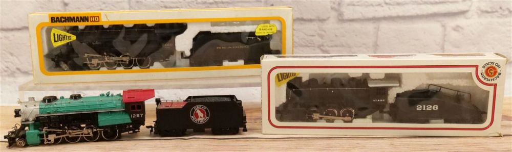 Lot 170: Lot of 3 Bachmann HO Gauge Trains