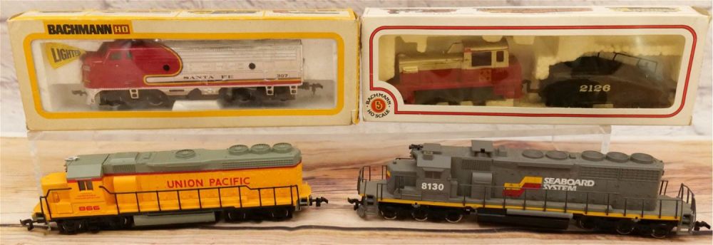 Lot 171: Lot of 4 Bachmann HO Gauge Trains