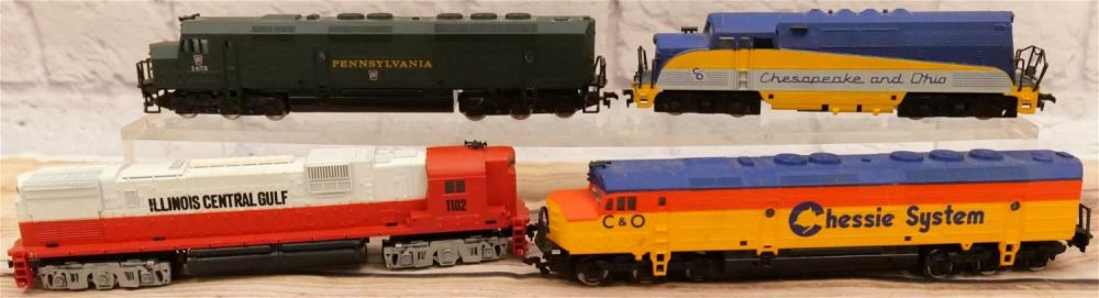 Lot 173: Group Lot of 4 HO Gauge Trains