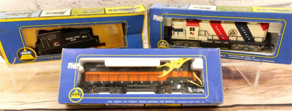 Lot 174: Lot of 3 HO Gauge AHM Engines