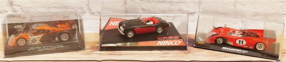 Lot 229: Lot of 3 Slot Cars - 1:32 Scale