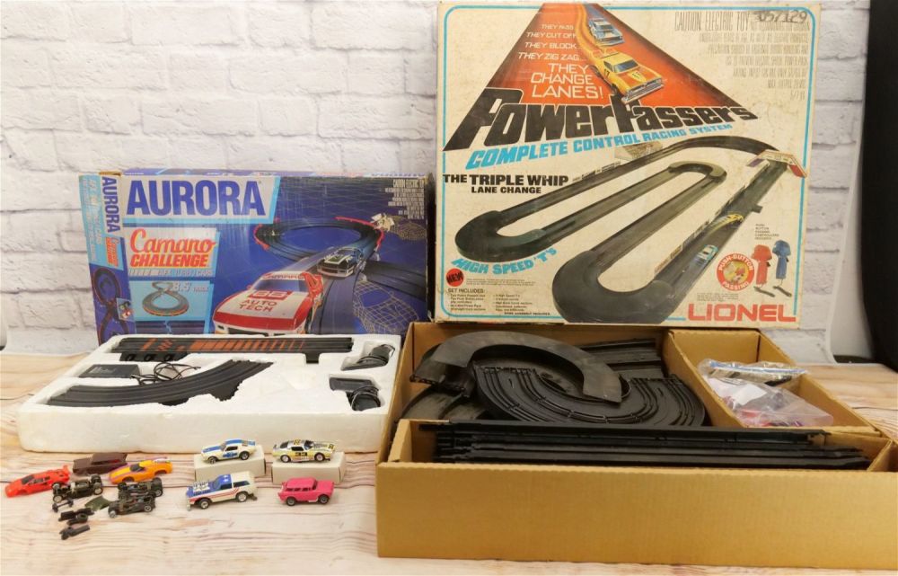 Lot 277: Lot of 2 Slot Car Racing Sets