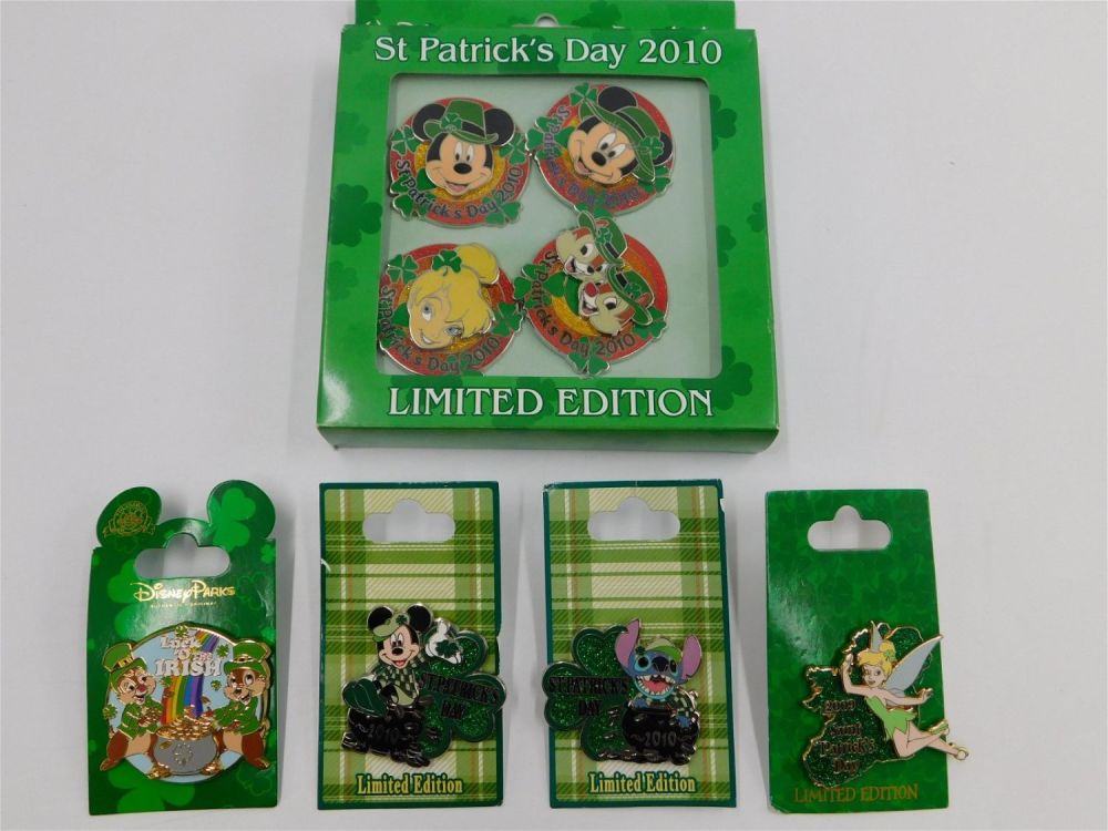 Lot 152: Lot of Disney St. Patrick's Day Pins