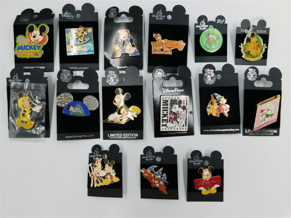 Lot 169: Lot of 15 Mickey Mouse Pins