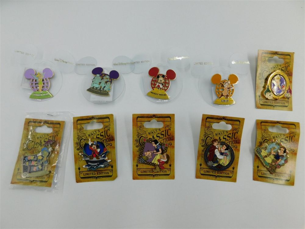 Lot 174: Lot of 10 Limited Edition Disney Pins