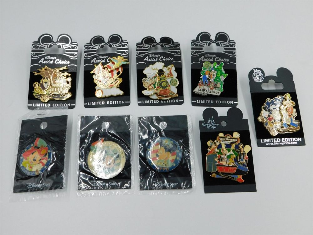 Lot 186: Lot of 9 Disney Pins