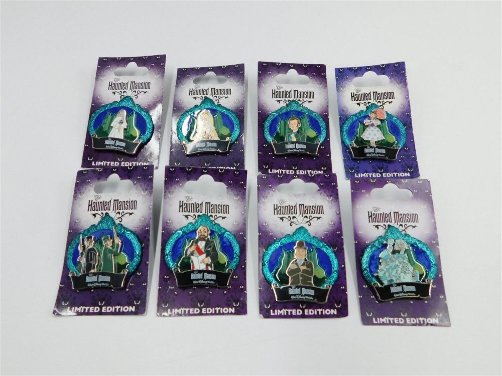 Lot 198: Lot of 8 Disney Haunted Mansion 2009 Limited Edition Pins