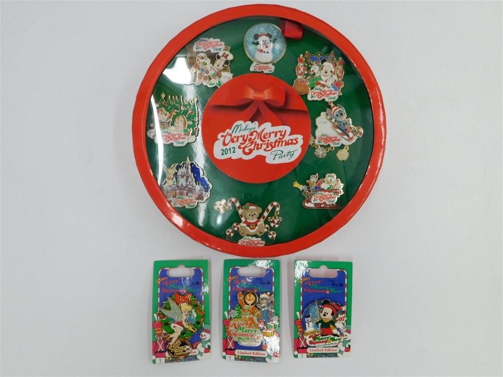 Lot 215: Lot of Disney Very Merry Christmas Party Limited Edition Pins
